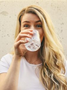 Gut health tips - drinking water